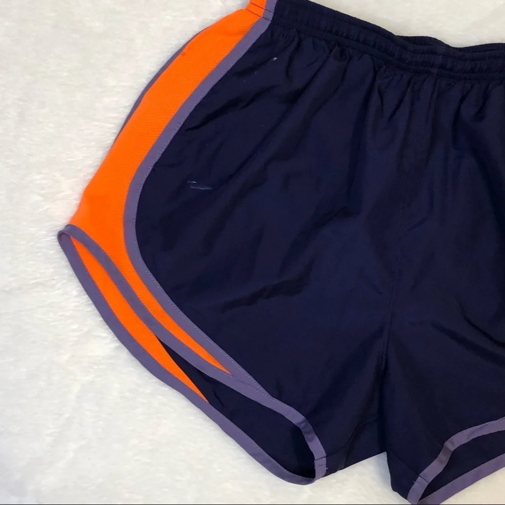Nike DriFit Orange Purple Athletic Shorts Women’s Size Medium - Picture 4 of 9